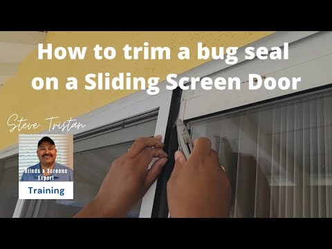 Bug Blocker Sliding Screen Door - Height 77" to 80" & 93" to 96"