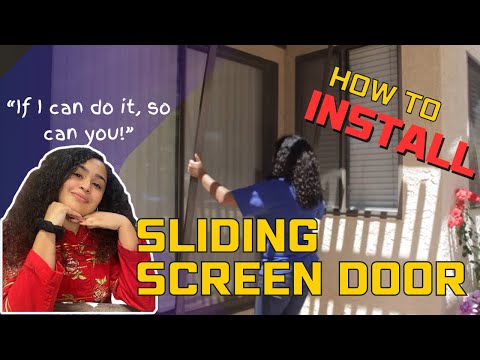 Bug Blocker Sliding Screen Door - Height 77" to 80" & 93" to 96"